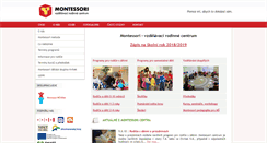 Desktop Screenshot of montessori-brno.cz