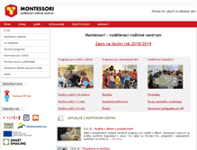 Tablet Screenshot of montessori-brno.cz